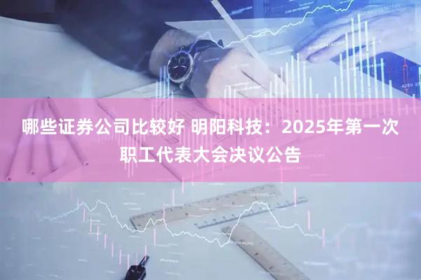 哪些证券公司比较好 明阳科技：2025年第一次职工代表大会决议公告
